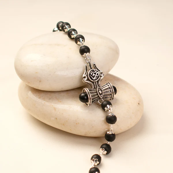 1-2026-03-13T095824.660 Om Trinetra Trishul Damru Karungali Bracelet - Image 1