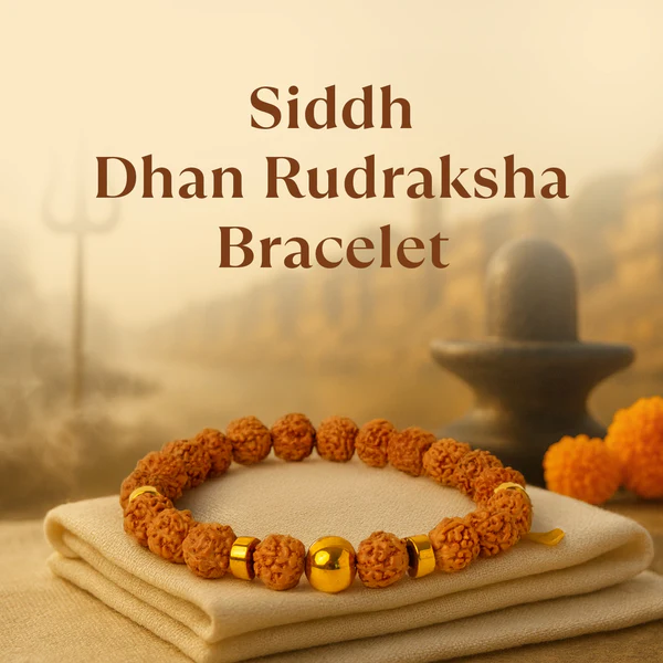 1_52 Kashi Siddh Dhan Rudraksha Bracelet - Image 1