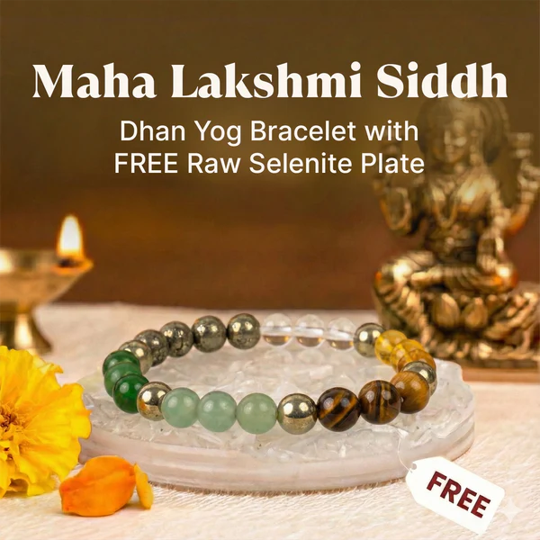 Dhan_Yog_Bracelet_with_FREE_Raw_Selenite_Plate_f7e505e5-a02d-4b4d-9316-5a6ce3fcbf7c Maha Lakshmi Siddh Dhan Yog Bracelet with FREE Raw Selenite Plate - Image 1